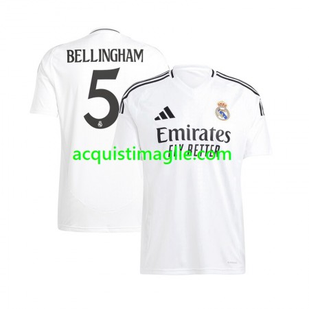 Divisa di Calcio Real Madrid Jude Bellingham 5 Prima 2024/2025